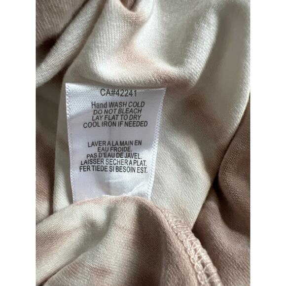 Young Fabulous & Broke Kauai Tie Dye Strapless Sundress Women's M Tan/White - Picture 6 of 6